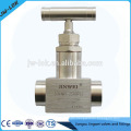 High pressure needle valve flow control